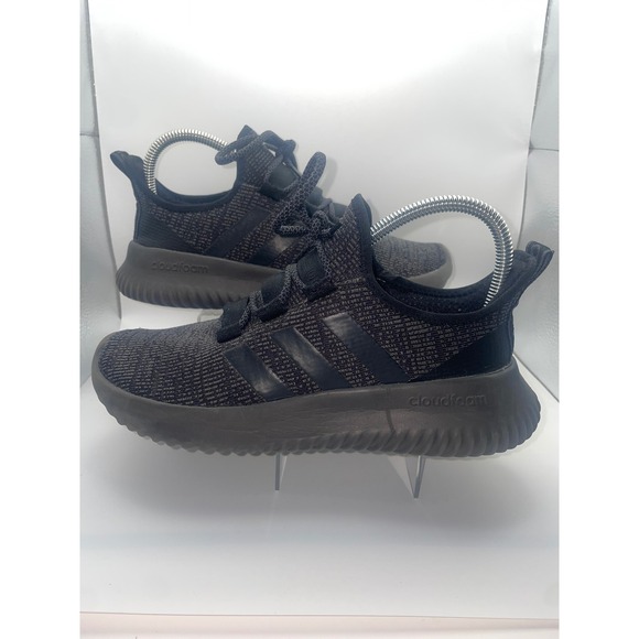Adidas Cloudfoam Women's Size 5.5 Running Shoes Athletic Sneakers Black - Picture 1 of 8